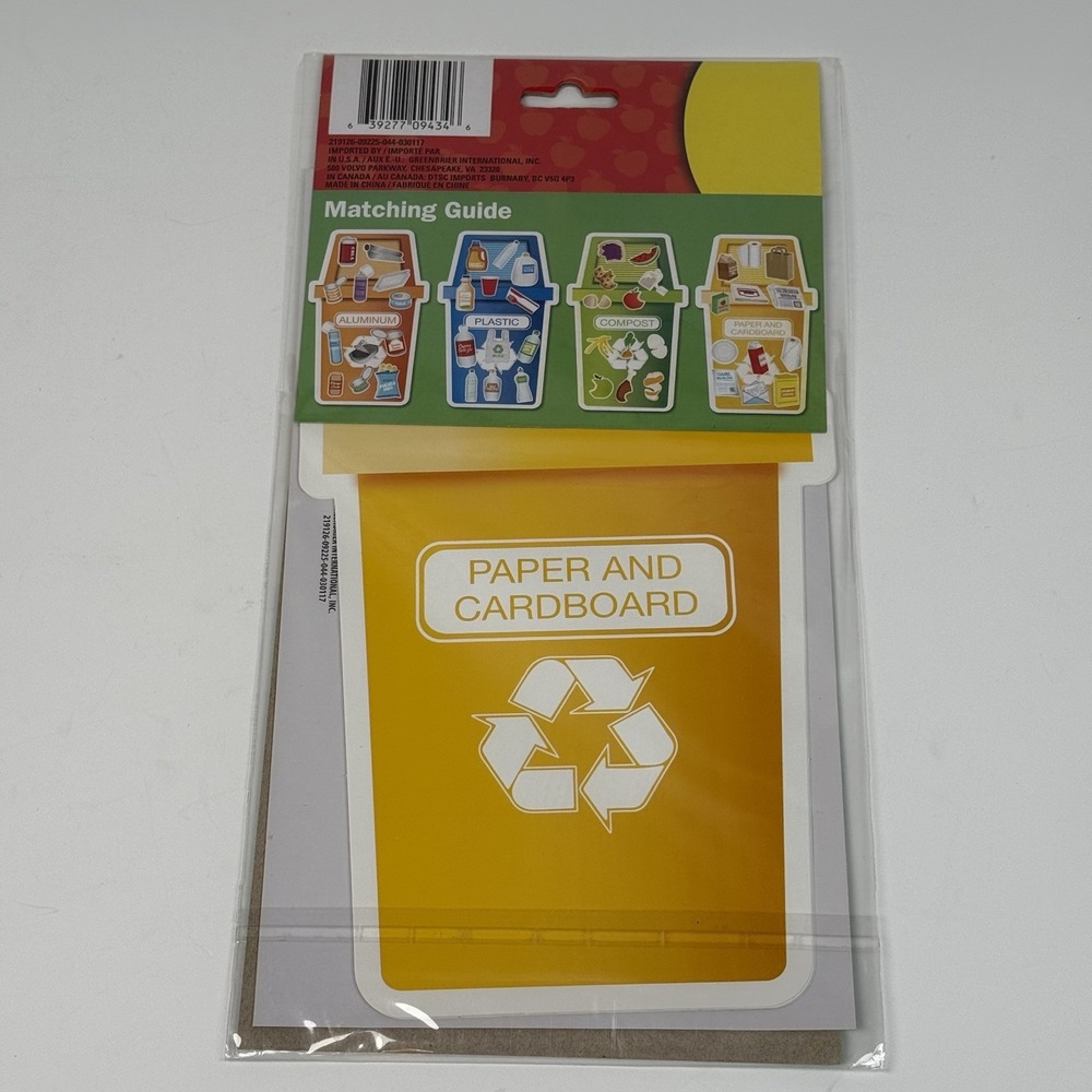 Teaching Tree Learn To Recycle Activity Kit 4 Boards 48 Stickers Environment - Picture 2 of 2
